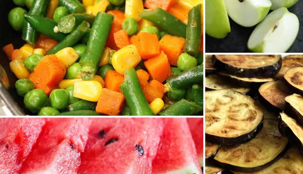 مواد غذایی کم‌ پتاسیم