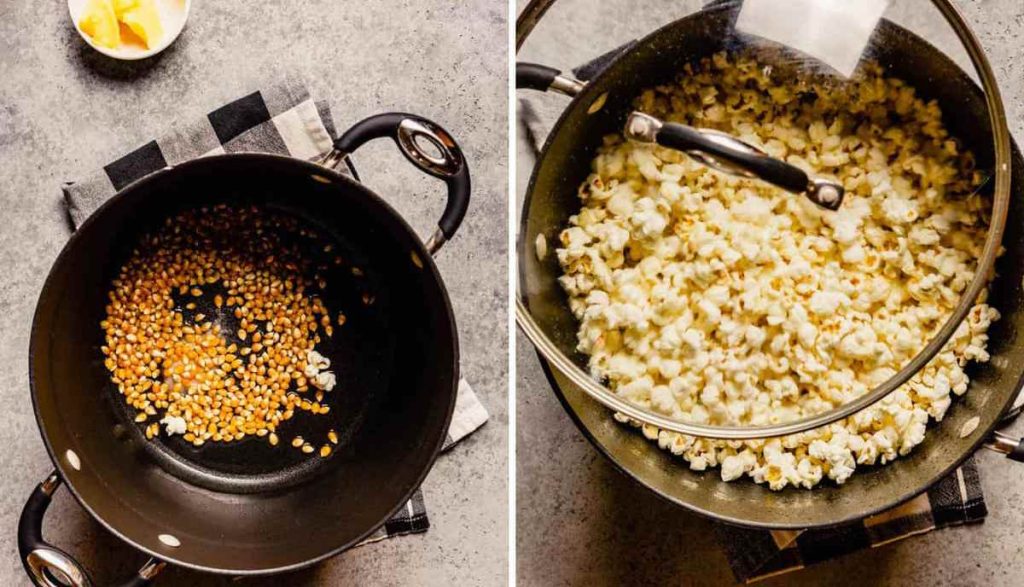 طرز تهیه پاپکورن کلاسیک کره‌ای (روش بازاری)