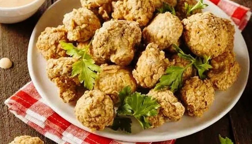 طرز تهيه قارچ سوخاری فست فودی