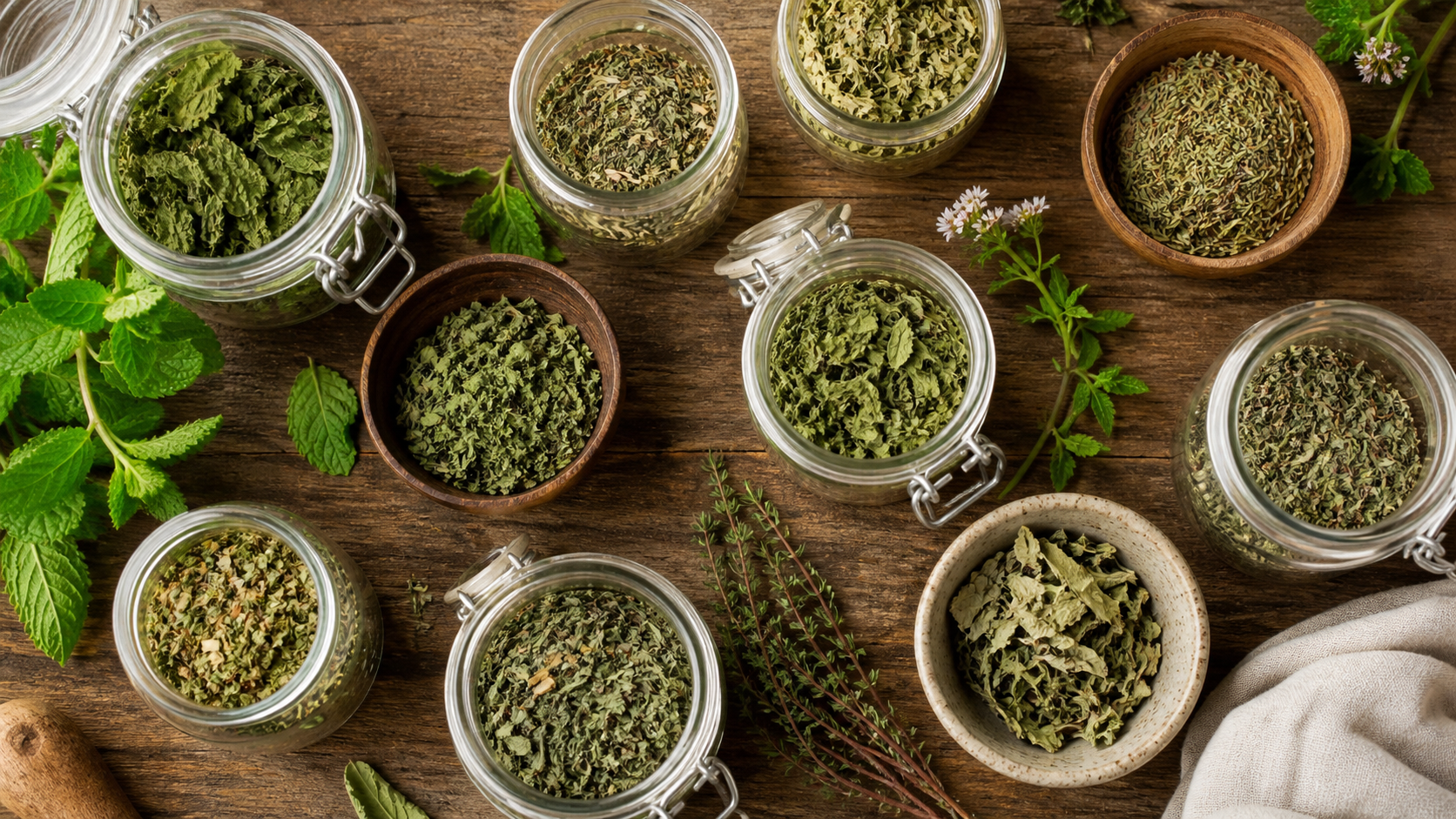 نکات نگهداری سبزی خشک برای حفظ عطر و طعم