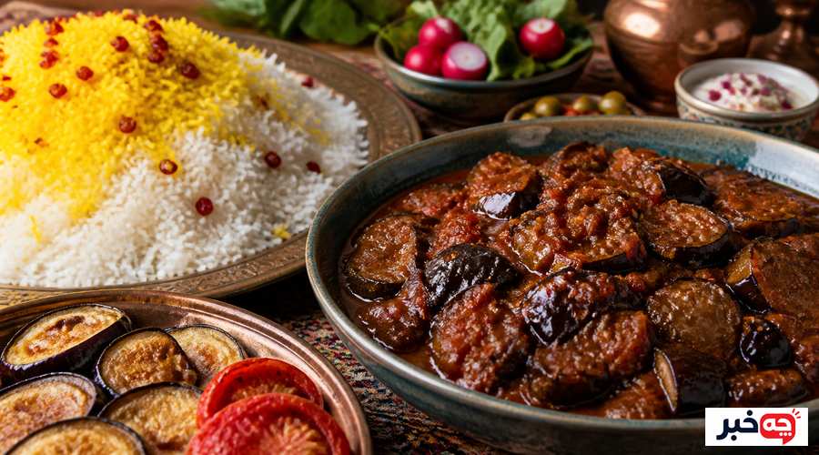 طرز تهیه خورش بادمجان؛ راز خوش‌رنگ شدن و از بین بردن تلخی بادمجان