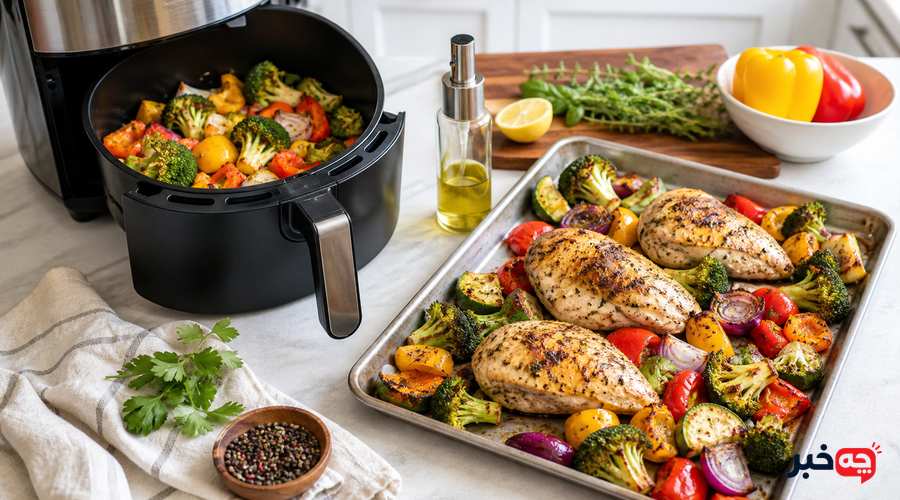 جایگزین‌های سالم روغن سرخ‌کردنی برای غذای رژیمی