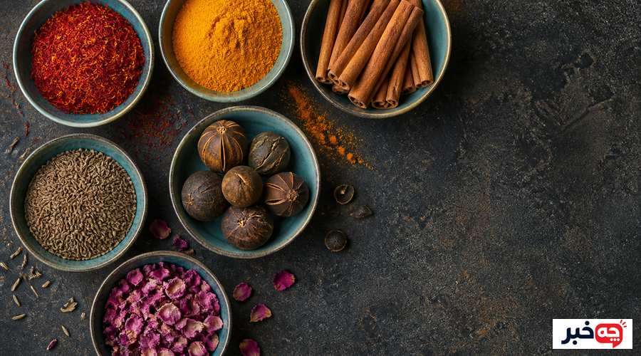 راهنمای کامل ادویه‌های آشپزی ایرانی و کاربرد هر کدام