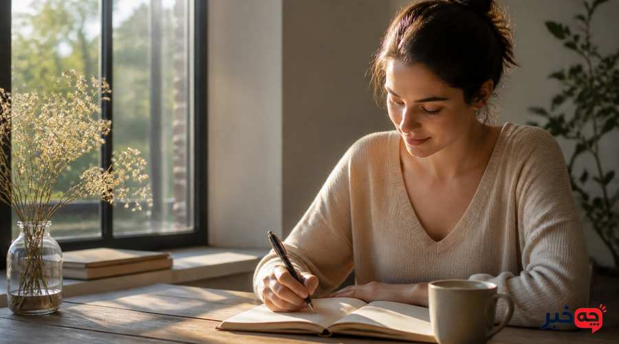 تمرین روزنویسی و تاثیر آن بر آرامش ذهن