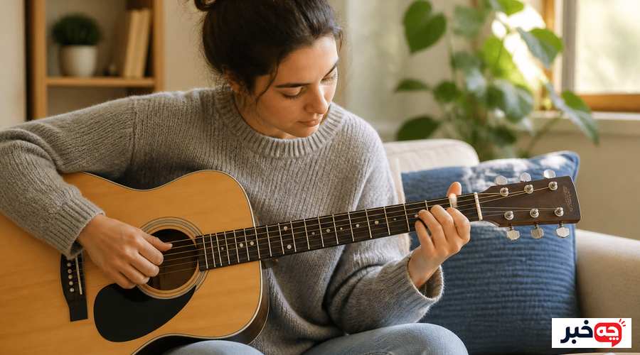 آموزش گیتار برای مبتدیان در خانه