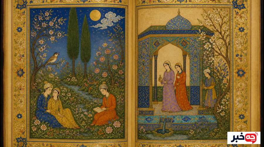 آشنایی با هنر مینیاتور ایرانی و نمادهای آن