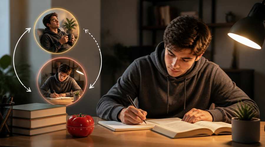 تکنیک پومودورو برای افزایش تمرکز در مطالعه