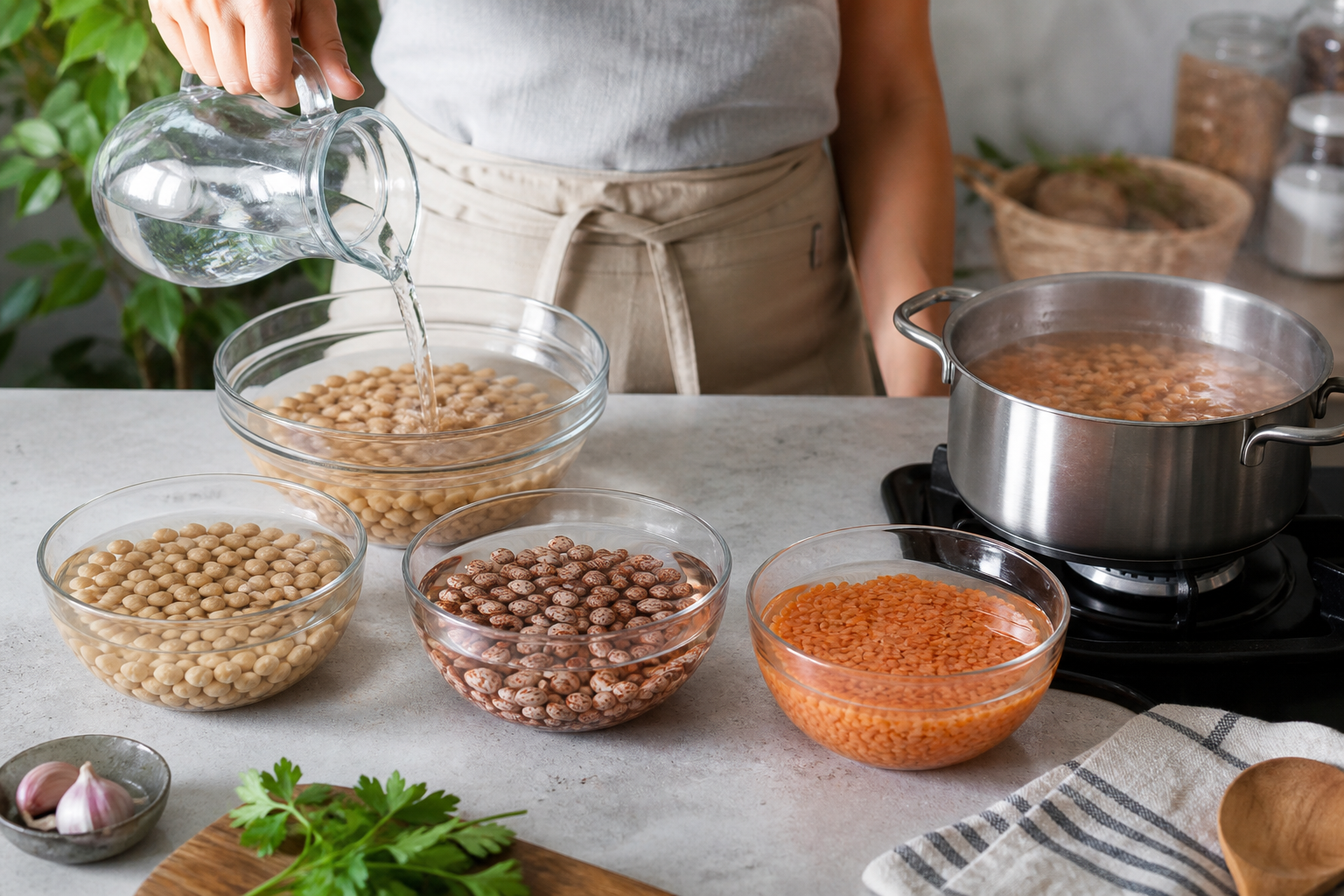 روش صحیح خیساندن و پخت حبوبات برای کاهش نفخ