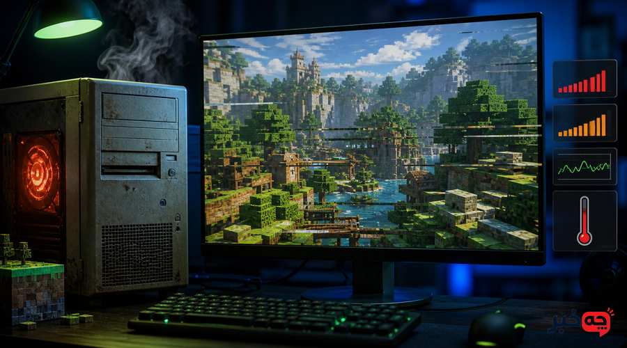 چرا Minecraft با گرافیک بالا روی کامپیوتر ضعیف اجرا نمی‌شود؟