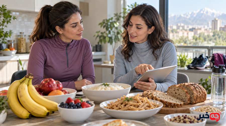راهنمای بارگیری کربوهیدرات پیش از مسابقات ورزشی