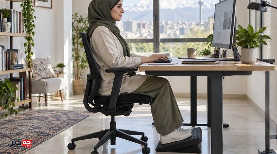 نشستن صحیح پشت میز کار؛ راهی برای پیشگیری از کمردرد
