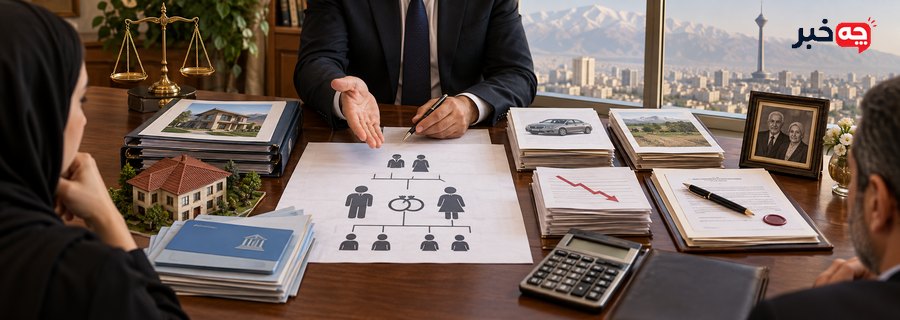 نمای تکمیلی برای سهم‌الارث دختر و پسر در قانون ارث ایران چقدر است؟