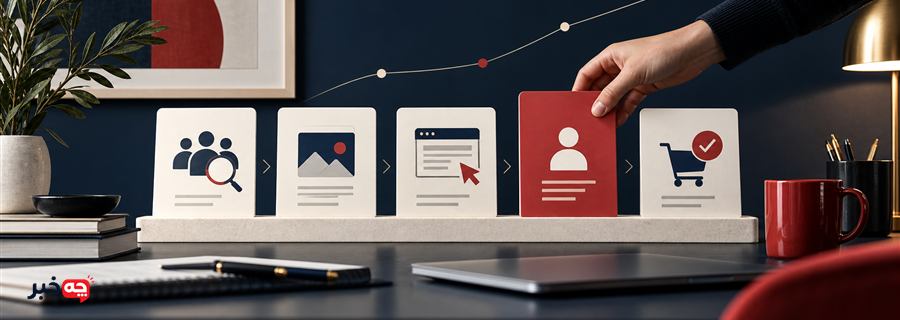 نقشه مسیر جذب مخاطب تا تبدیل در دیجیتال مارکتینگ