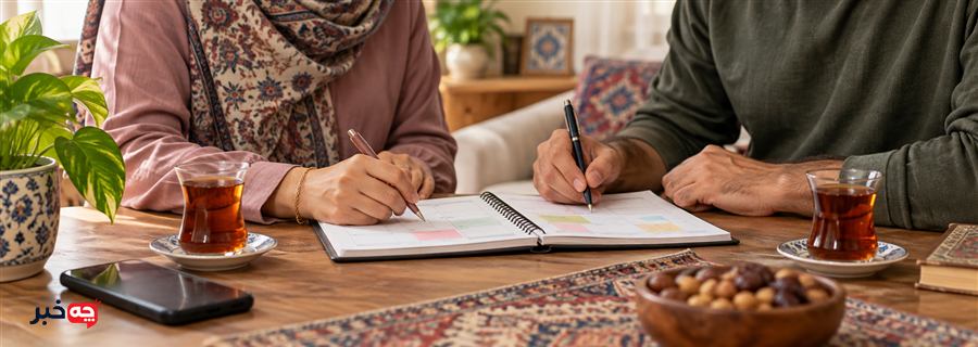 دست‌های زوج و برنامه مشترک برای تقسیم مسئولیت‌ها