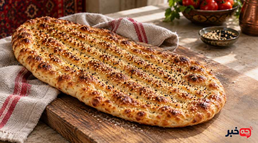 طرز تهیه نان بربری خانگی