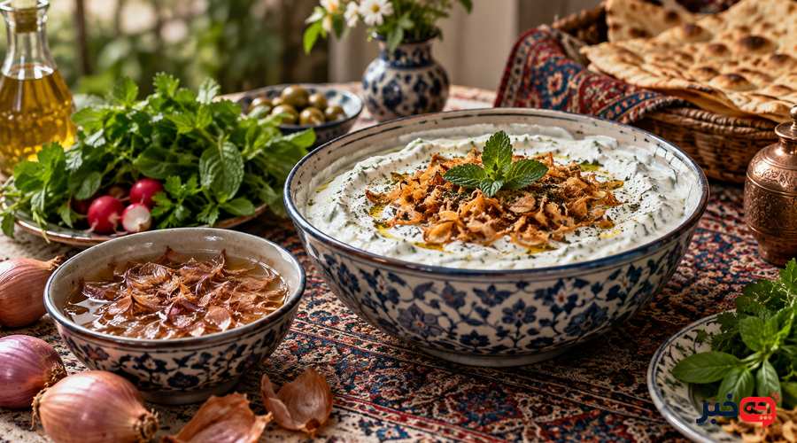 طرز تهیه ماست موسیر خانگی