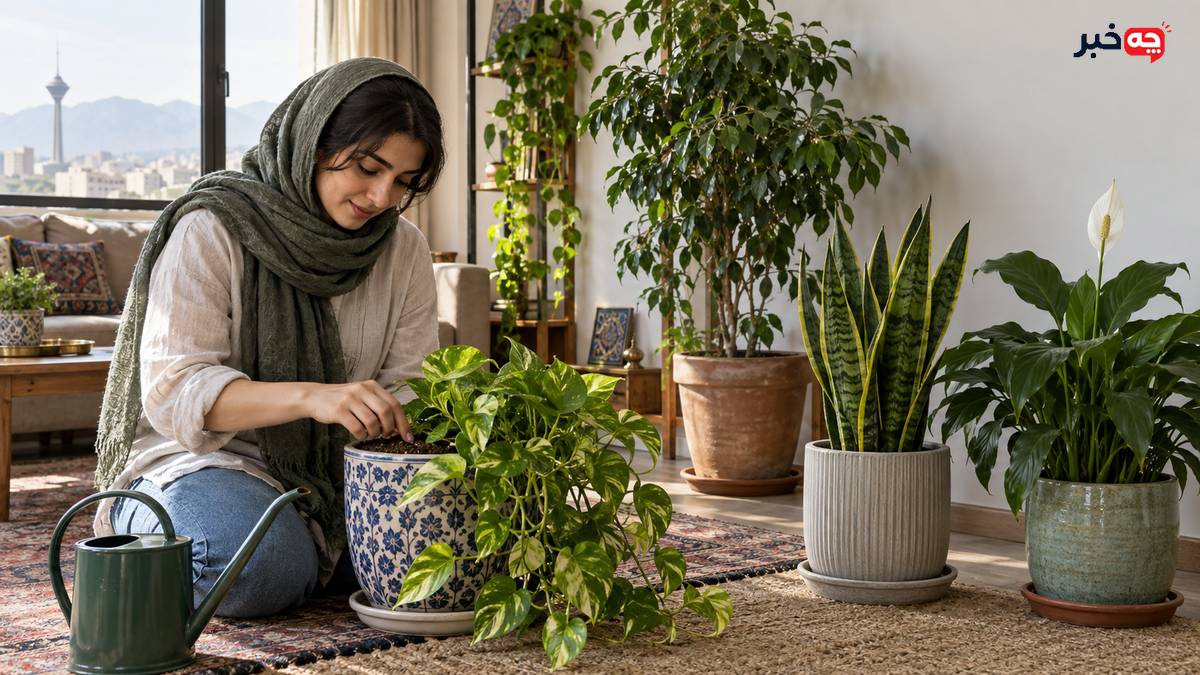 روش صحیح نگهداری گیاهان آپارتمانی