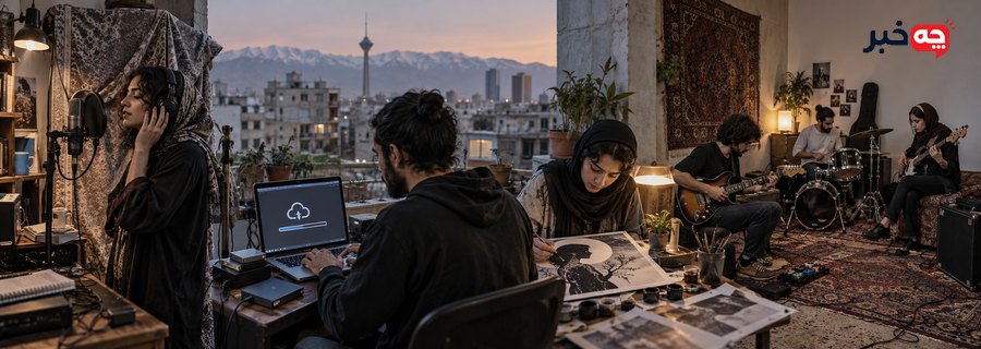 نمای تکمیلی برای موسیقی زیرزمینی ایران و مسیر شکل‌گیری آن