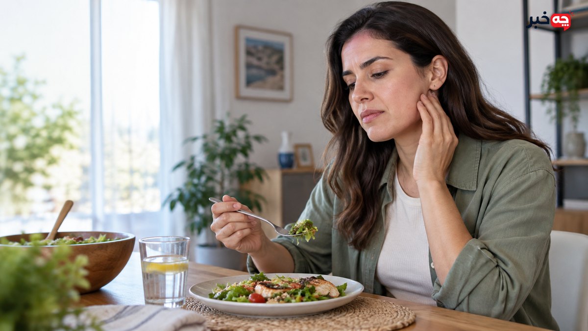 علت صدا دادن فک هنگام غذا خوردن چیست؟