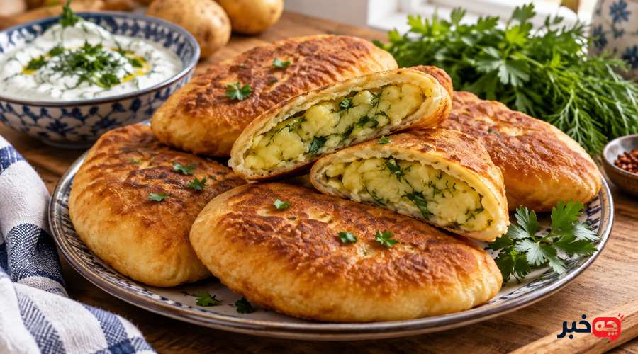 طرز تهیه پیراشکی سیب‌زمینی