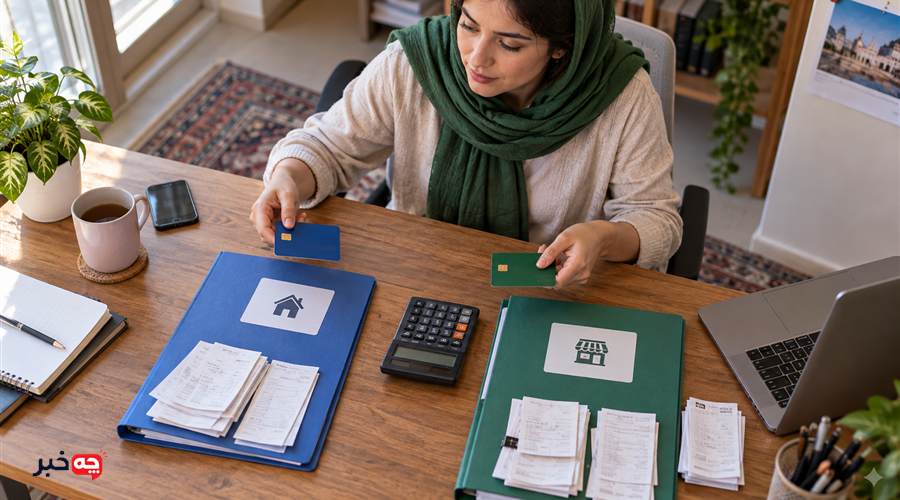 چگونه حساب شخصی و حساب کسب‌وکار خود را از هم جدا کنیم؟