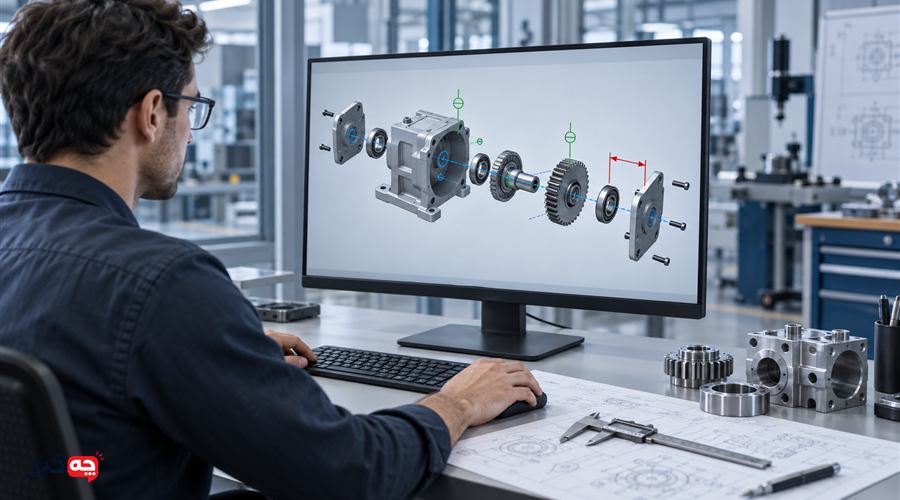 آموزش Mate در SolidWorks Assembly؛ انواع قید و خطاهای رایج