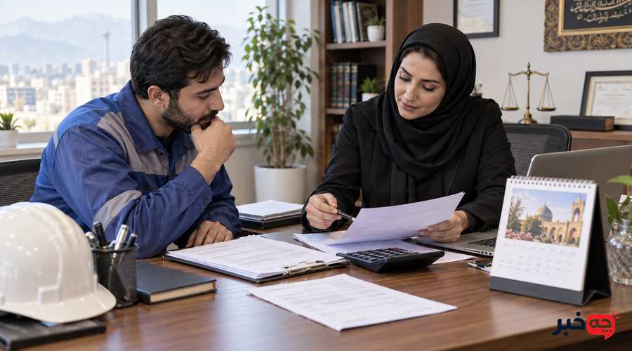 عیدی و پاداش کارگران طبق قانون کار چگونه محاسبه می‌شود؟