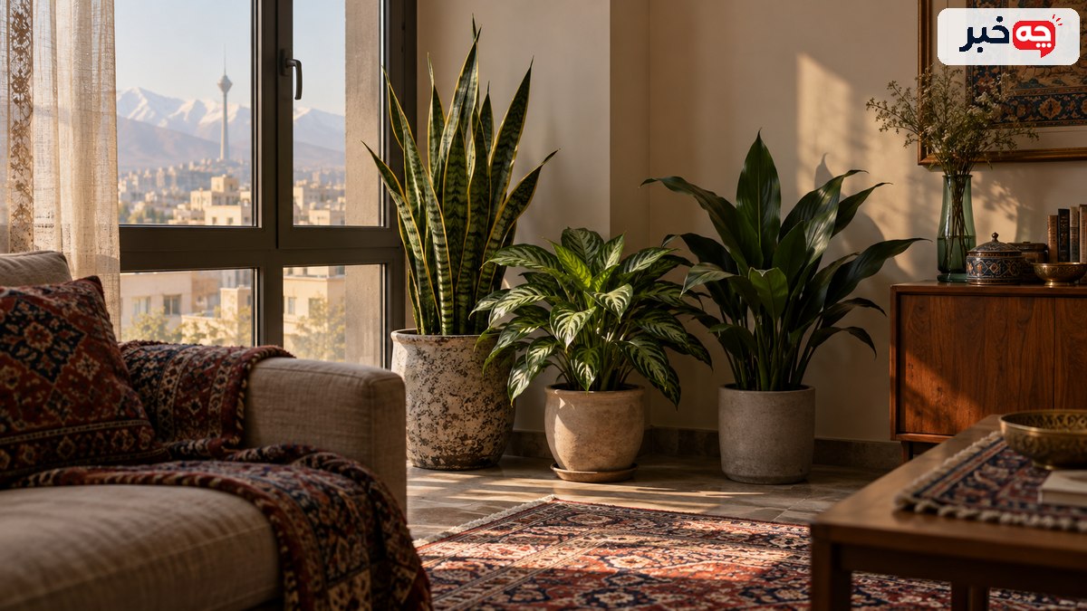 راهنمای انتخاب گیاه مناسب برای خانه کم‌نور