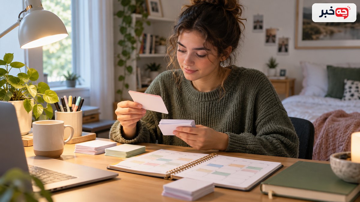 چطور فلش‌کارت را بدون انباشته شدن مرور کنیم؟