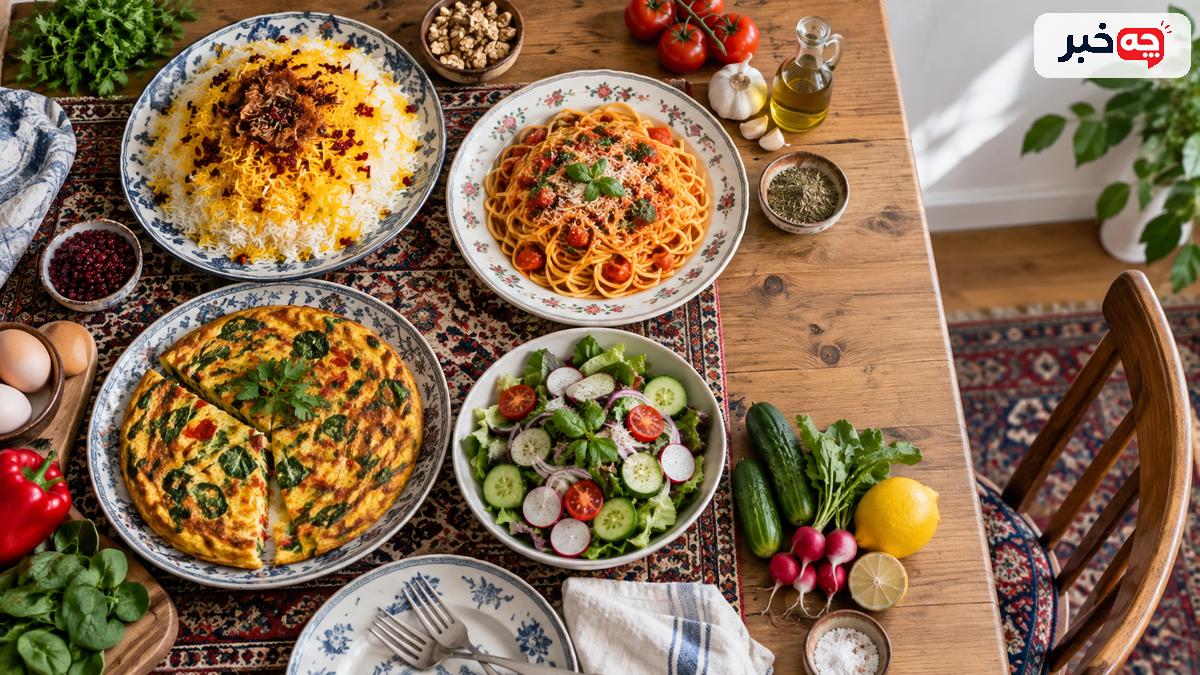 غذا چی درست کنم؟ ۲۱۰ ایده برای ناهار و شام