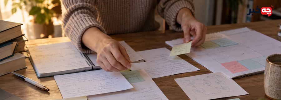 تصویر میانمتن درباره تصویر میانمتن: چیدن یادداشتها